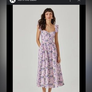 Wedelia Floral Bustier Midi Dress– ASTR the Label